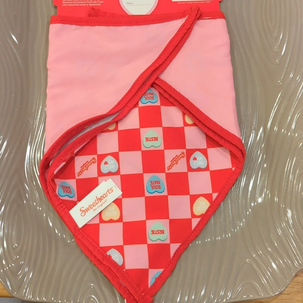 Sweethearts The Original Reversible Pet Bandana NWT